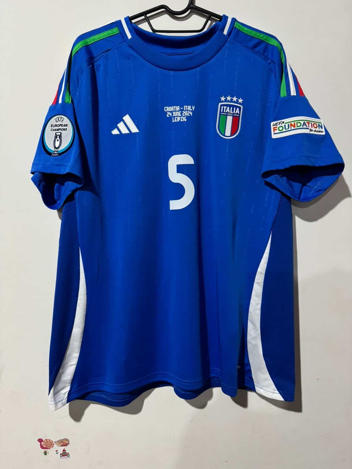 Imagem do produto CAMISA ITALIA EURO 2024 CALAFIORI 5 VS CROACIA