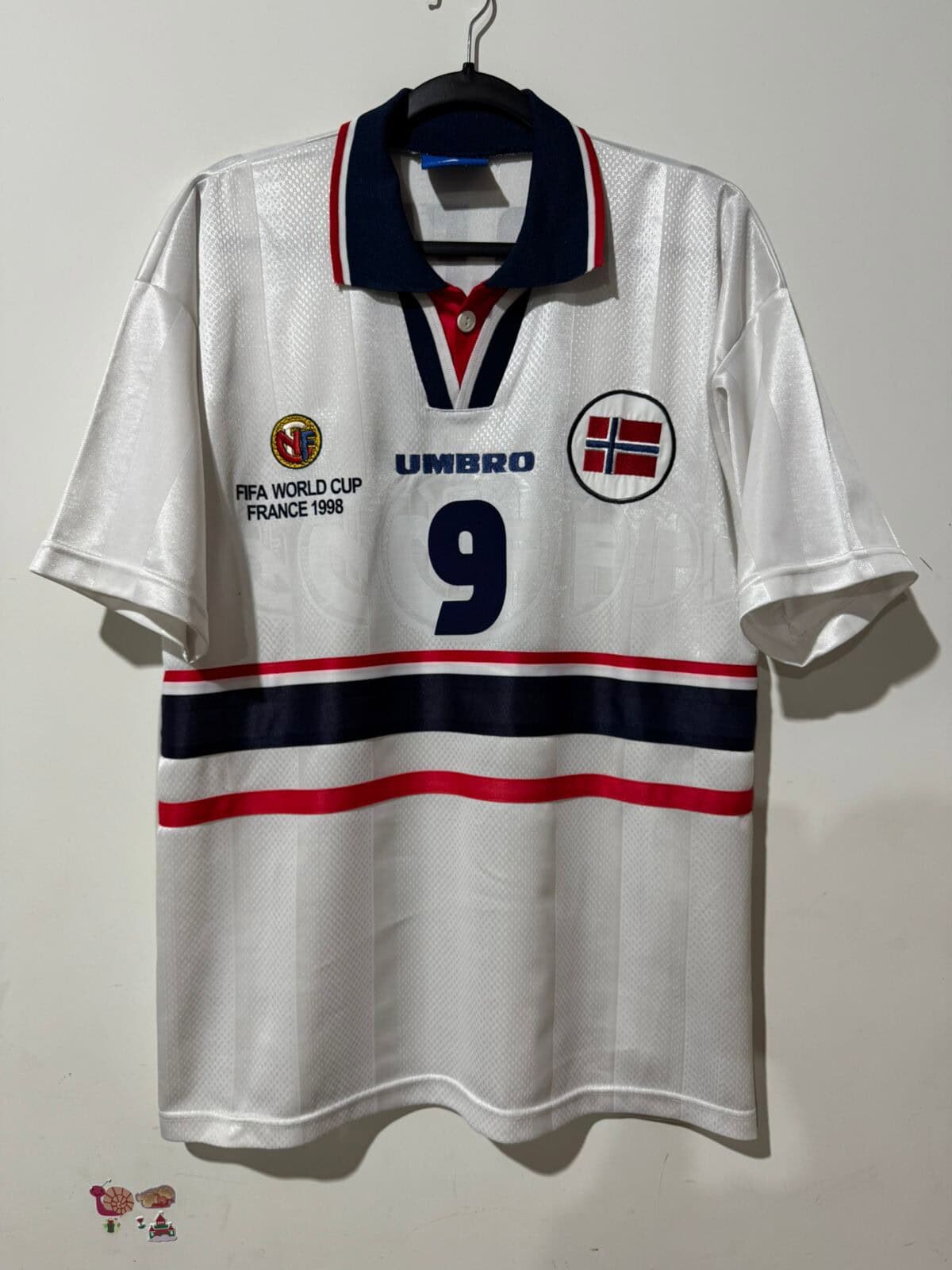 Imagem do produto CAMISA NORUEGA COPA DO MUNDO 1998 T. A. FLO 9