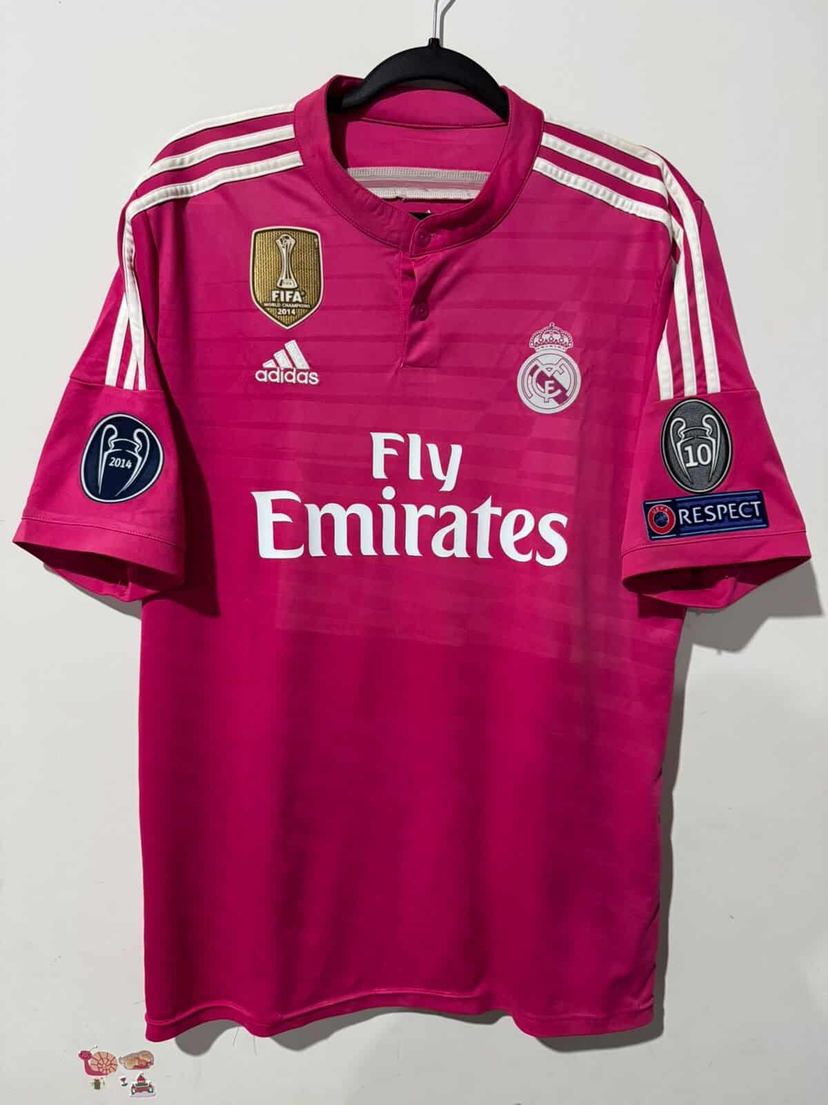 Imagem do produto CAMISA REAL MADRID 2014-15 ROSA CHAMPIONS LEAGUE RONALDO 7