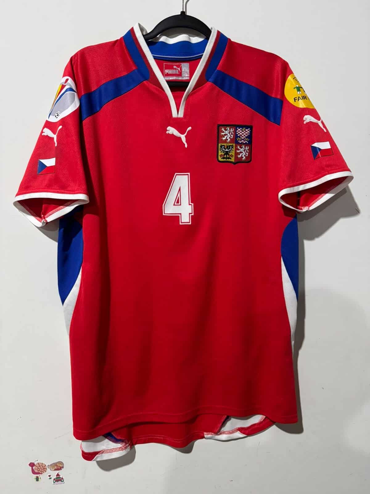 Imagem do produto CAMISA REPUBLICA TCHECA EURO 2000 NEDVED 4