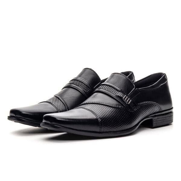 Imagem do produto Sapato Masculino Couro Legitimo Social Bico Fino Quadrado.