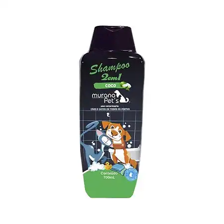 Imagem do produto SHAMPOO 2 EM 1 M. PET'S COCO PARA CÃES E GATOS - 700ML