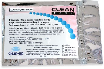 Foto 1 - Teste Indicador Químico - Clean Up classe 5 c/ 25 unidades
