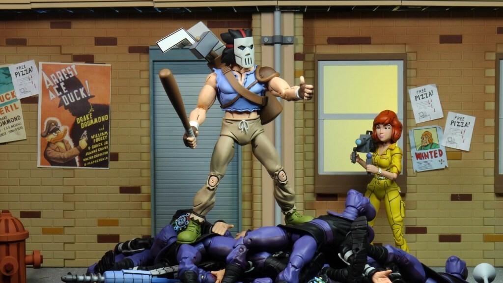 April Vs. Foot Soldier Cartoon 2 Pack Tmnt 7´´ Scale Neca - Shoptoy RP
