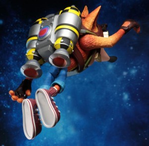 Foto3 - Crash Bandicoot Crash With Jetpack Deluxe Figure