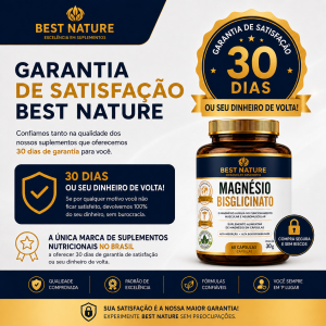 Foto9 - Magnésio Quelato Bisglicinato Inorgânico Vegana 350mg 60 Cápsulas