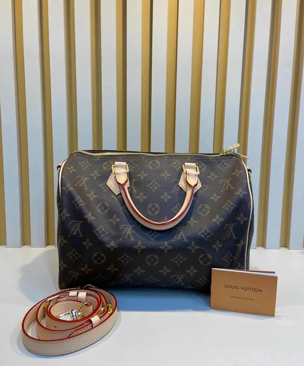 BOLSA LOUIS VUITTON SPEEDY 35 MONOGRAM - Bolsas de Luxo