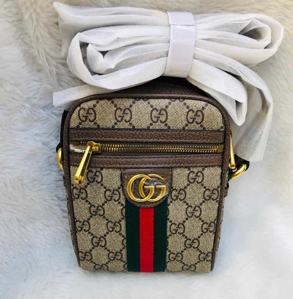 CROSSBODY GUCCI GG SUPREME WEB OPHIDIA MONOGRAM - Bolsas de Luxo