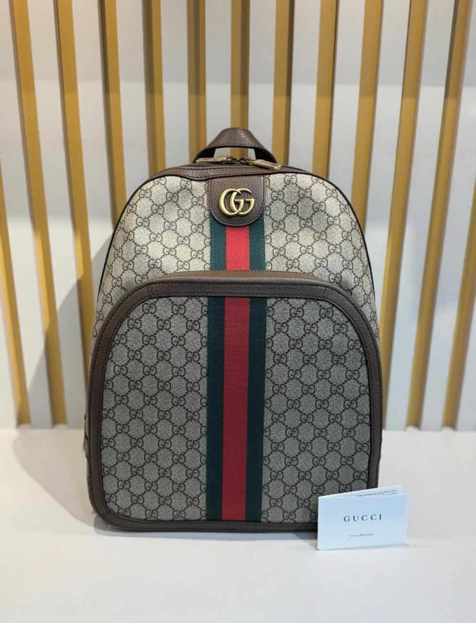 MOCHILA GUCCI OPHIDIA DAY SUPREME MONOGRAM - Bolsas de Luxo