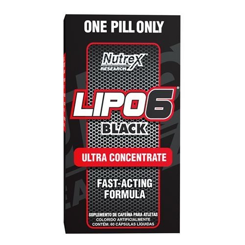 Foto 1 - Lipo 6 Black Ultra Concentrado - 60 caps - Nutrex