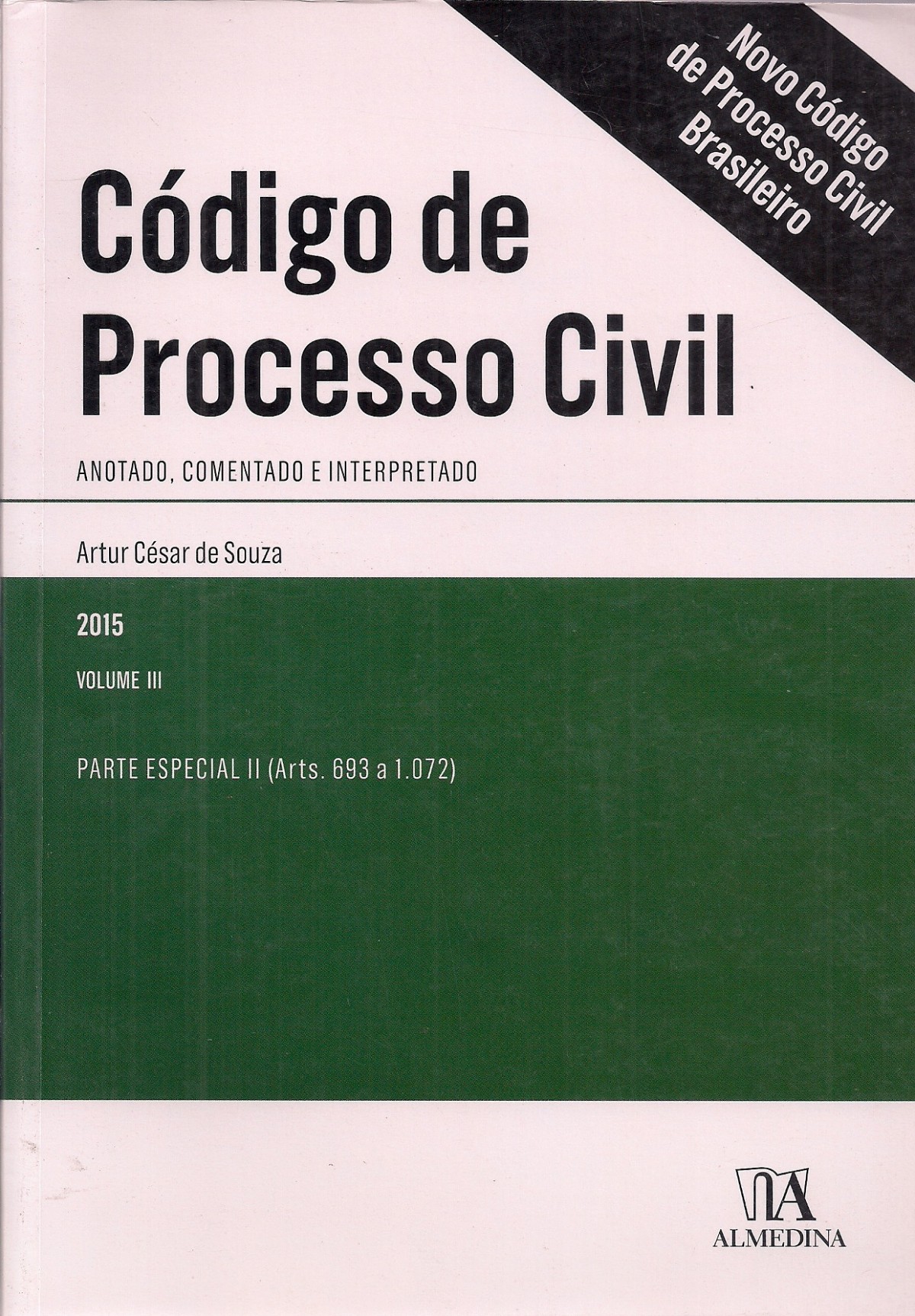 Foto 1 - Código de Processo Civil - Volume III - Parte Especial II (arts. 693 a 1.072)