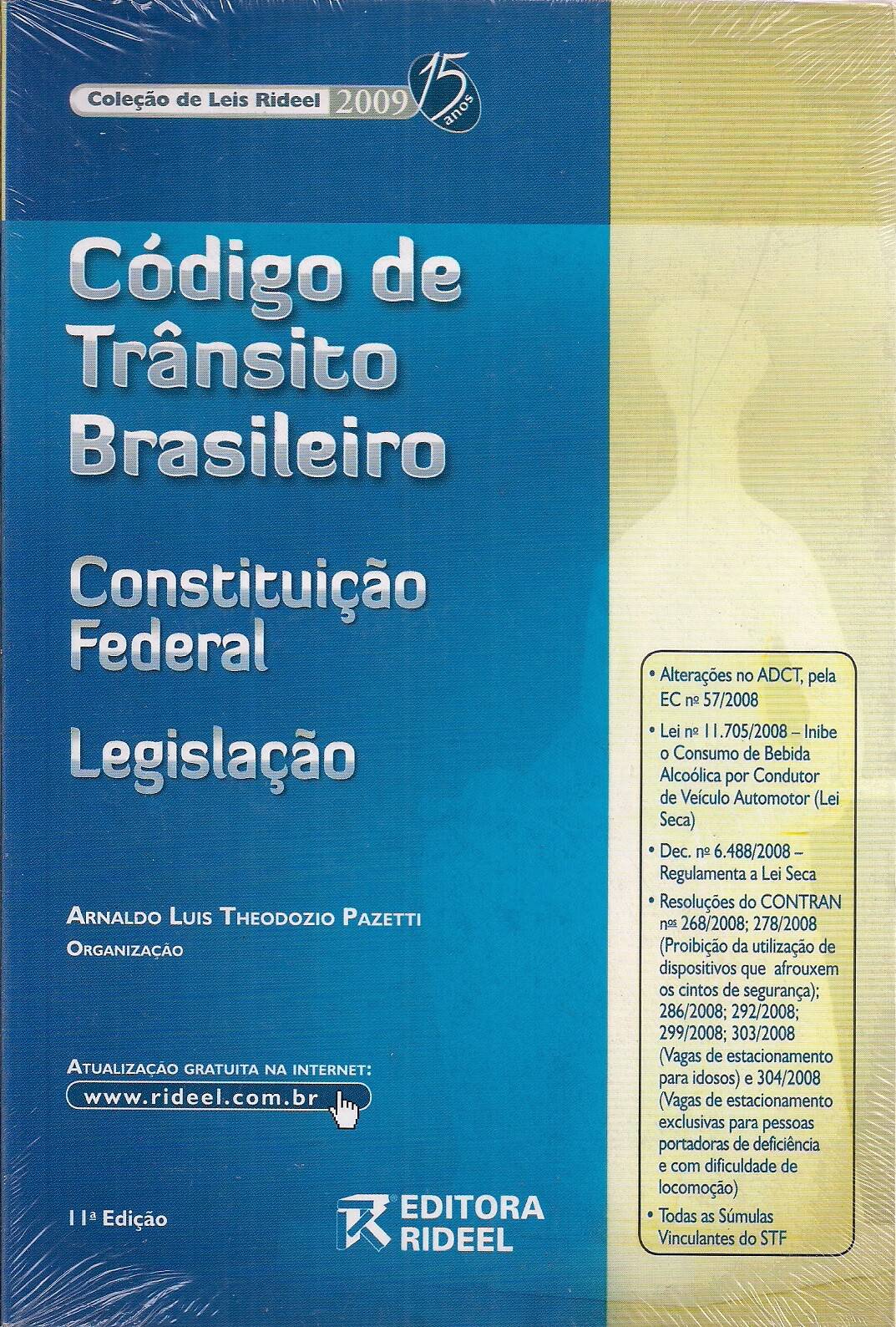 Foto 1 - Código de Trânsito Brasileiro - Constituição Federal Legislação