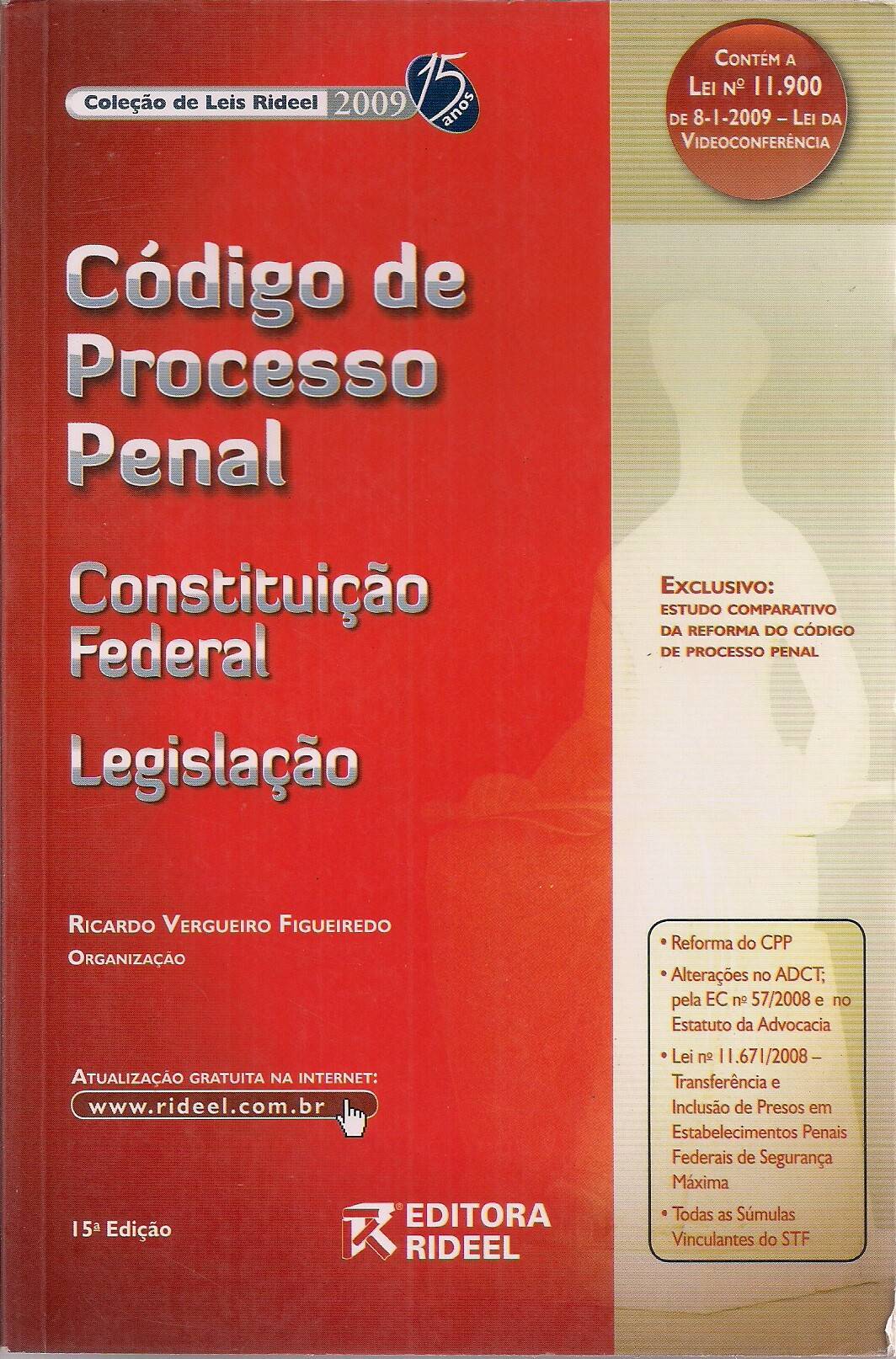 Foto 1 - Código de Processo Penal- Constituição Federal Legislação