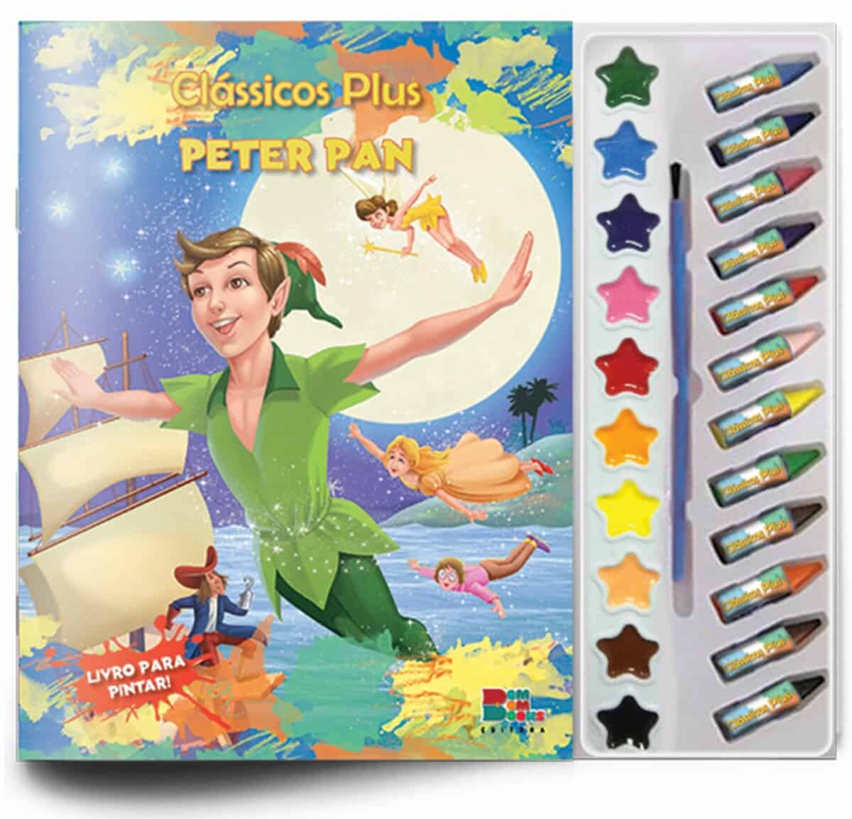 Foto 1 - Livro Aquarelas Clássicos Plus: Peter Pan
