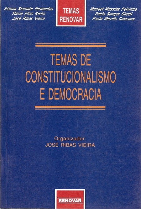 Foto 1 - Temas de Constitucionalismo e Democracia