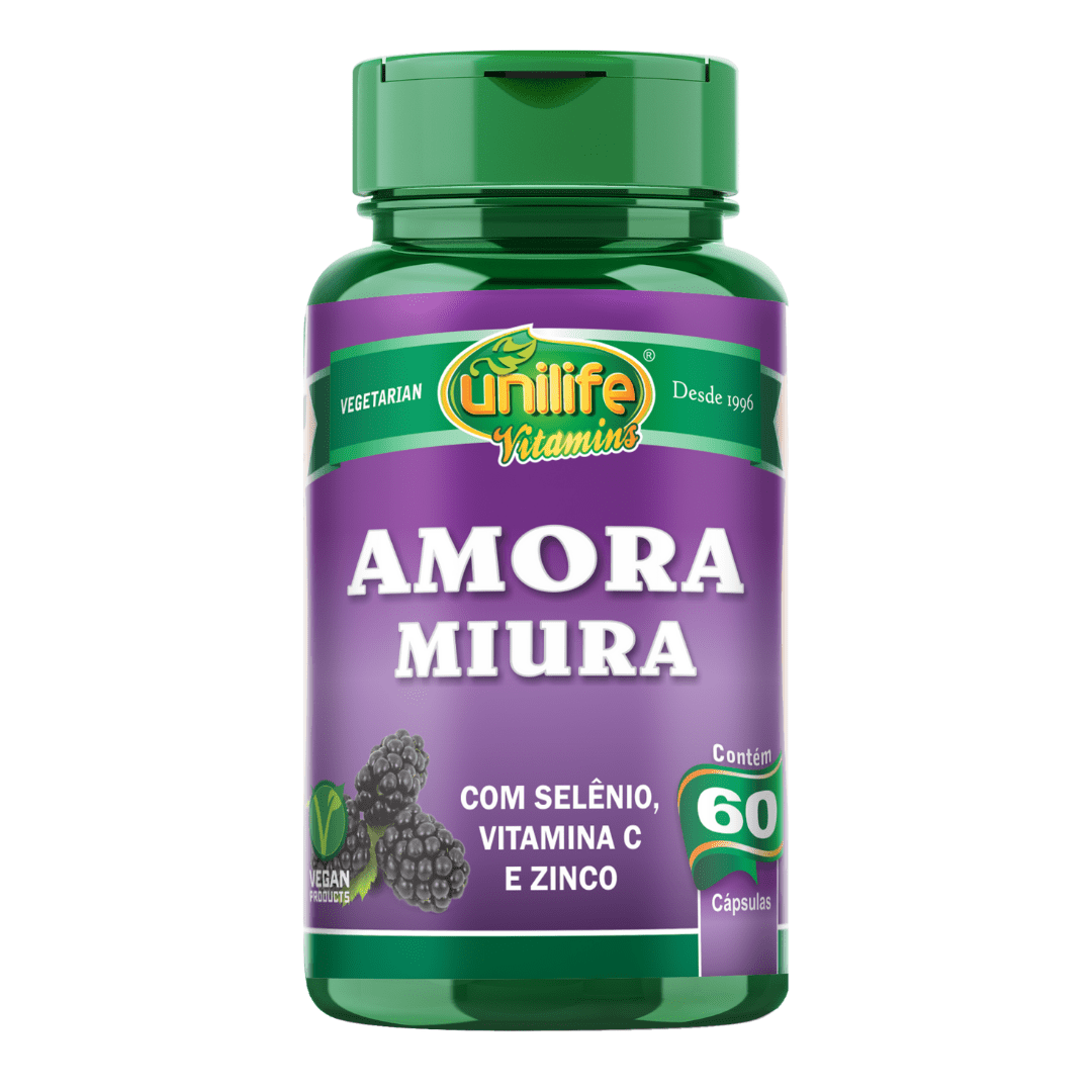 Foto 1 - Amora c/ vitaminas 500mg c/ 60 cápsulas