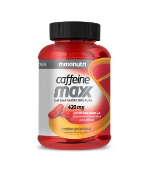 Foto1 - Caffeine Maxx 420mg Maxinutri c/ 120 cápsulas