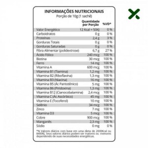 Foto2 - Colágeno hidrolisado + Q10 Verisol natural Maxinutri c/ 30 sachê