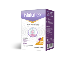 Foto1 - HialuFlex - Ácido Hialurônico 800mg Maxinutri c/ 60caps