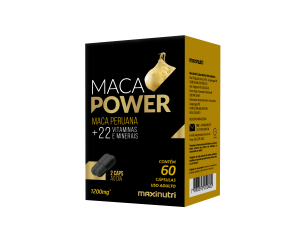 Foto1 - Maca Power 1200mg Maxinutri c/ 60 cáps