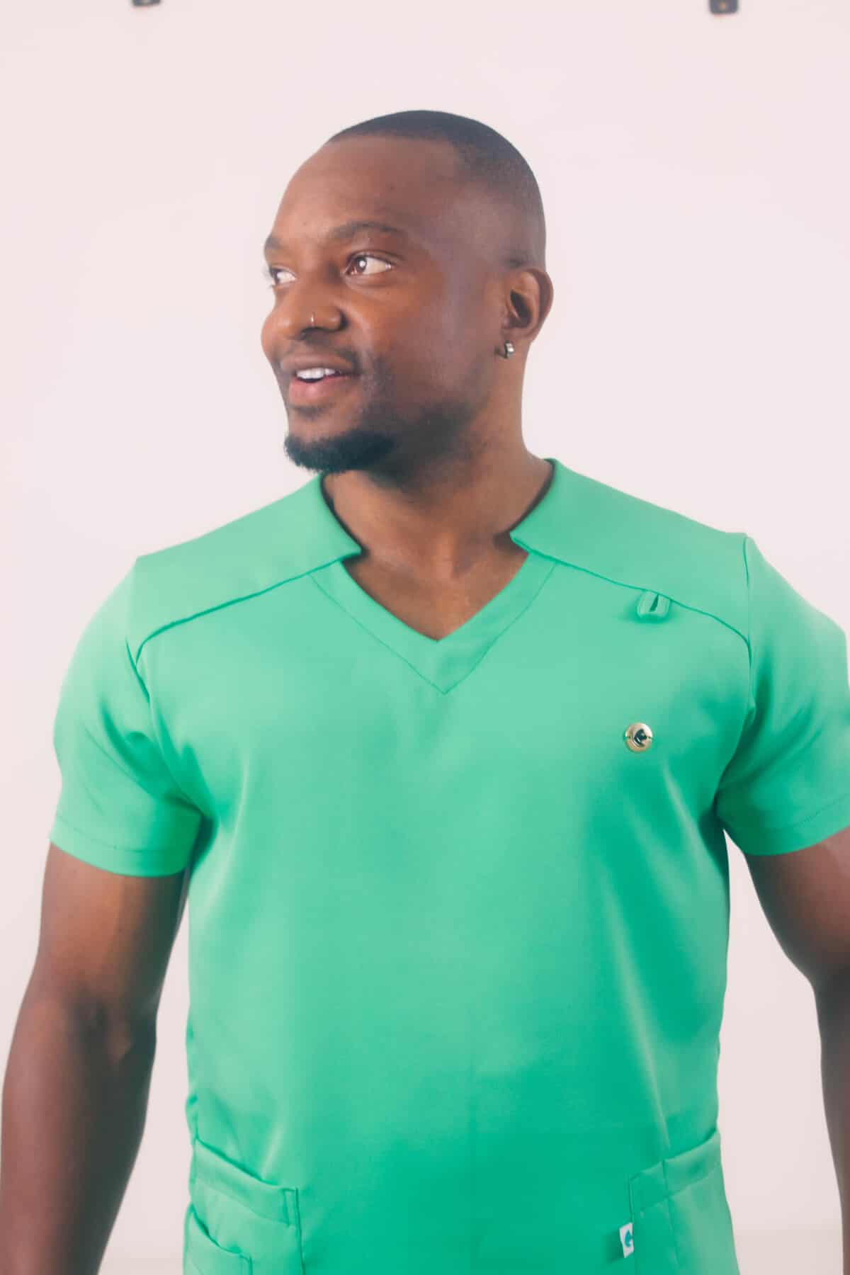 PIJAMA ATSU VERDE BANDEIRA - Pandora Pijamas Cirúrgicos