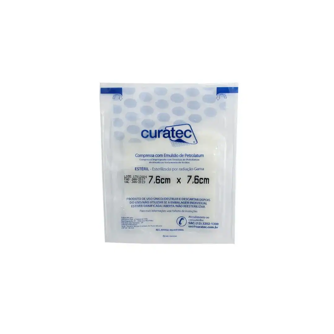 Imagem do produto Curativo Compressa Petrolatum Curatec