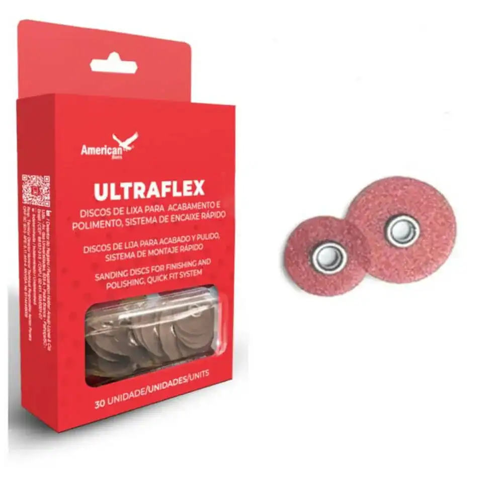 Imagem do produto Disco De Lixa 1/2 Ultraflex Grossa American Burrs