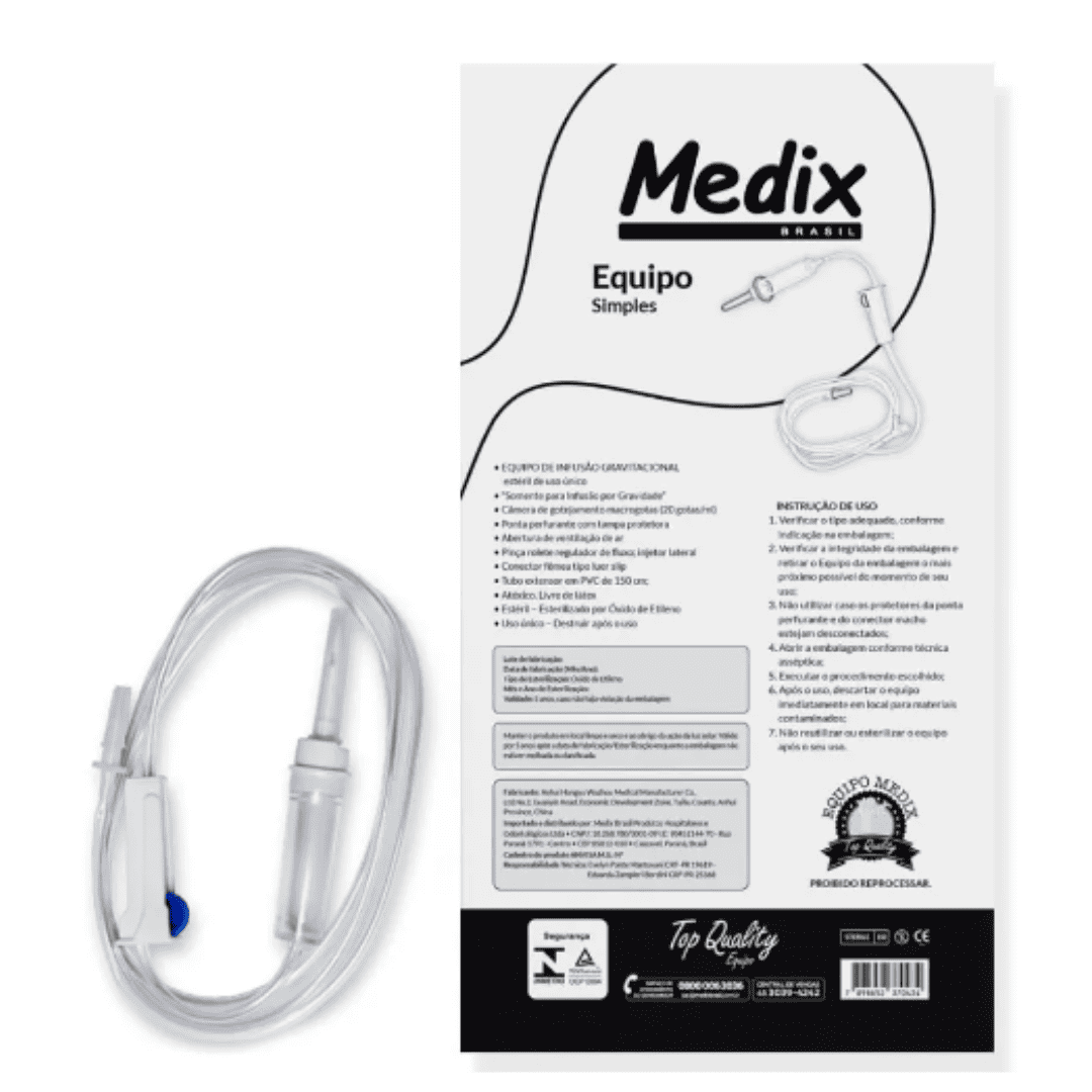 Imagem do produto Equipo Macro Gotas Simples Medix