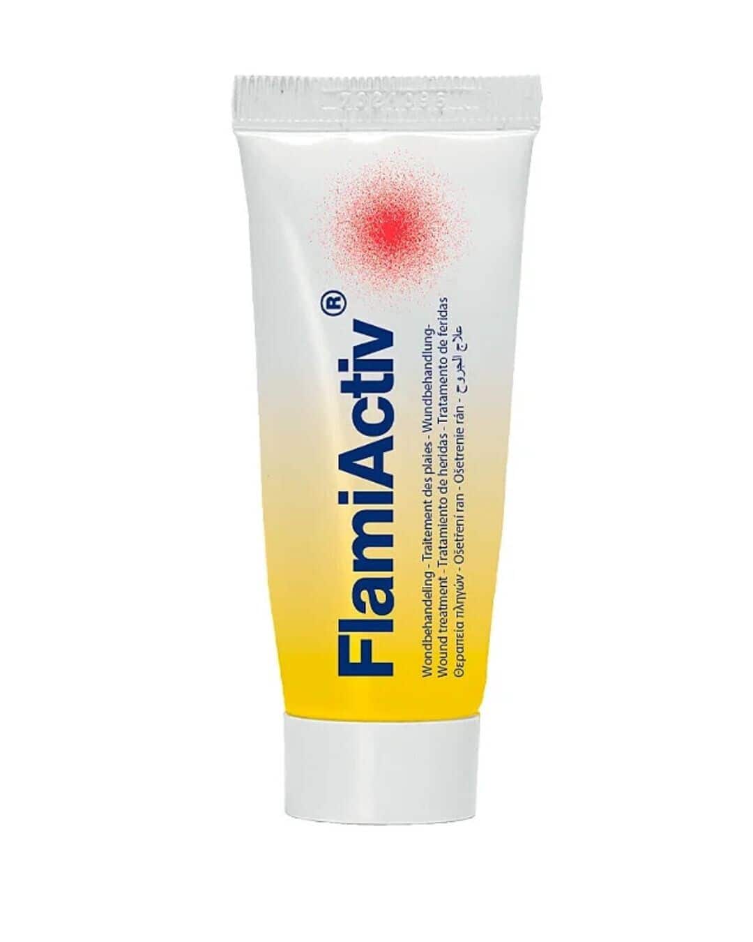 Imagem do produto FLAMIACTIV RT CICATRIZANTE para Reações Cutâneas Provocadas Pela Radioterapia 50g