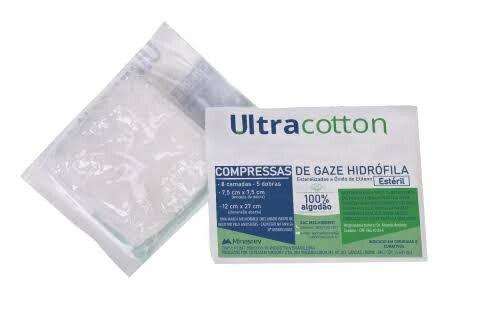 Imagem do produto Gaze Estéril Ultracotton 10 Unidades 9 Fios