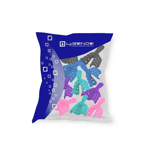 Imagem do produto Moldeira Perfurada Plastica Kit 5 Tamanhos Lysanda