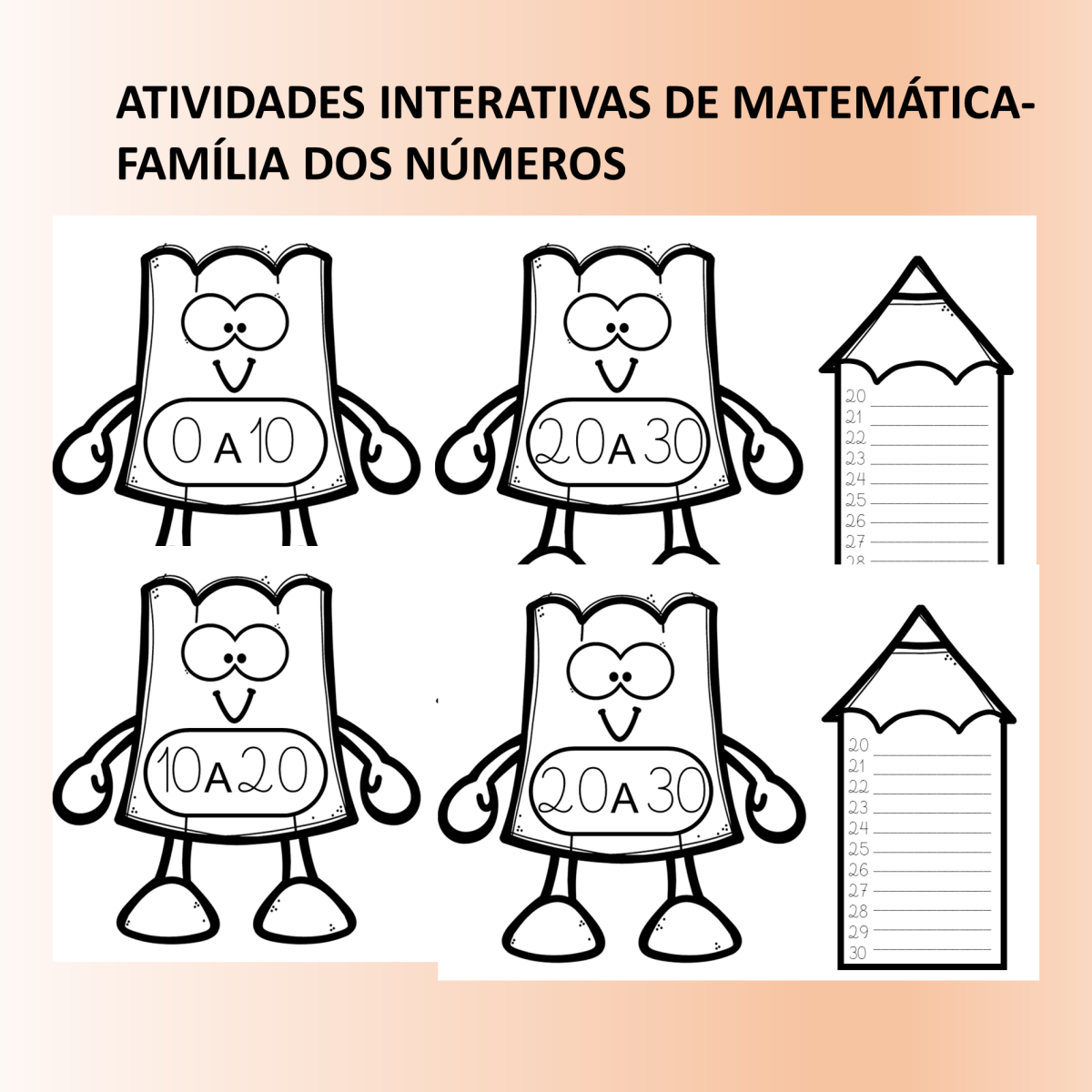 Imagem do produto Atividades Interativas de Matemática- Família dos Números