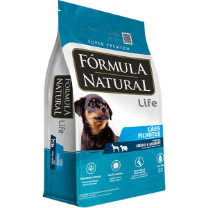 Foto1 - Formula Natural Life Cães Filhotes Raças Médias e Grandes