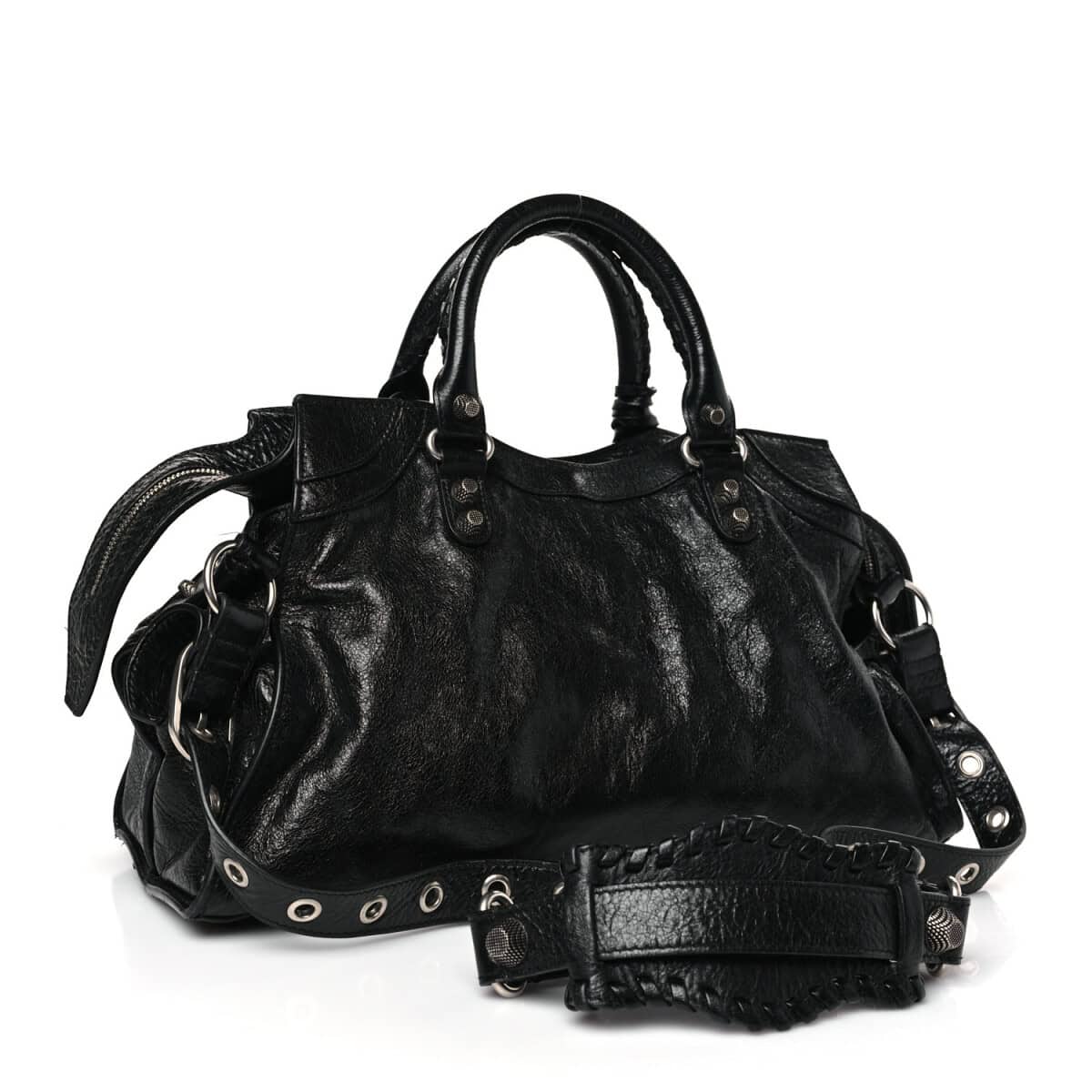 BOLSA BALENCIAGA NEO CAGOLE CITY GRANDE PRETA - Bolsas de Grife