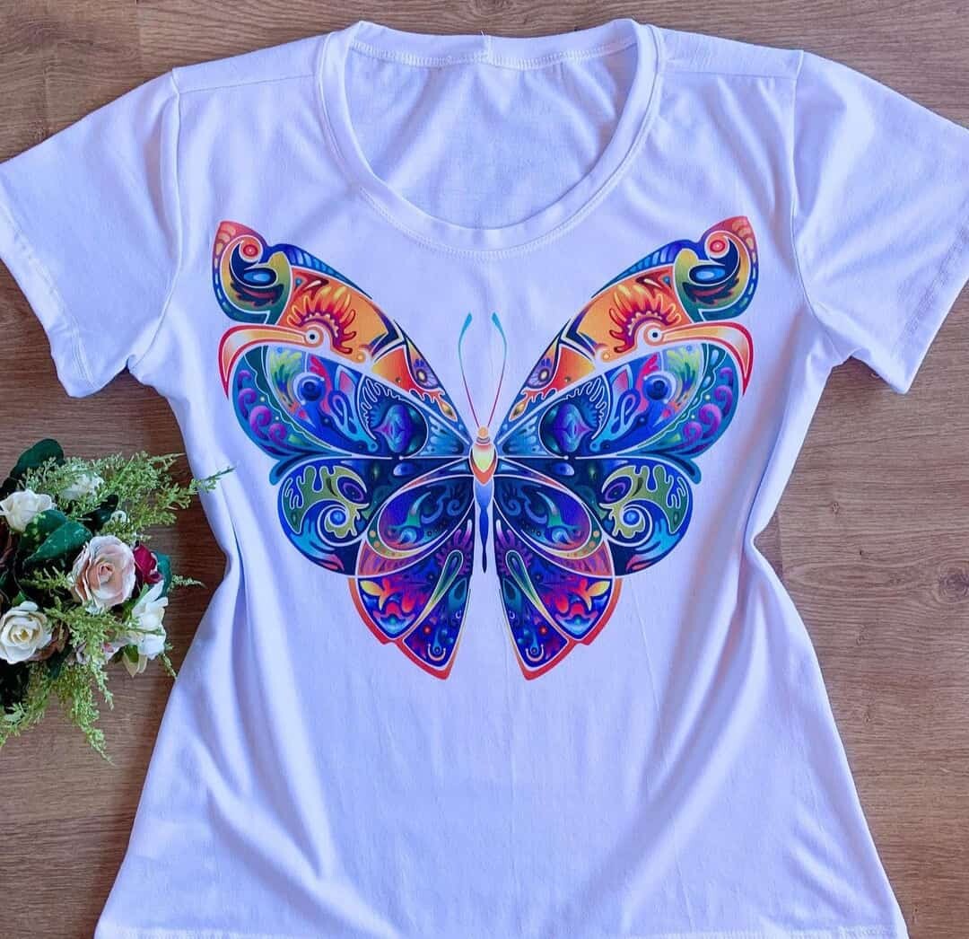 Foto 1 - T-shirt Estampada (Butterfly)