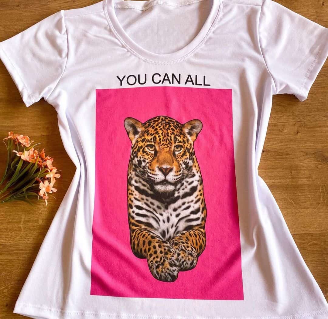 Foto 1 - T-shirt Estampada (Tigre)