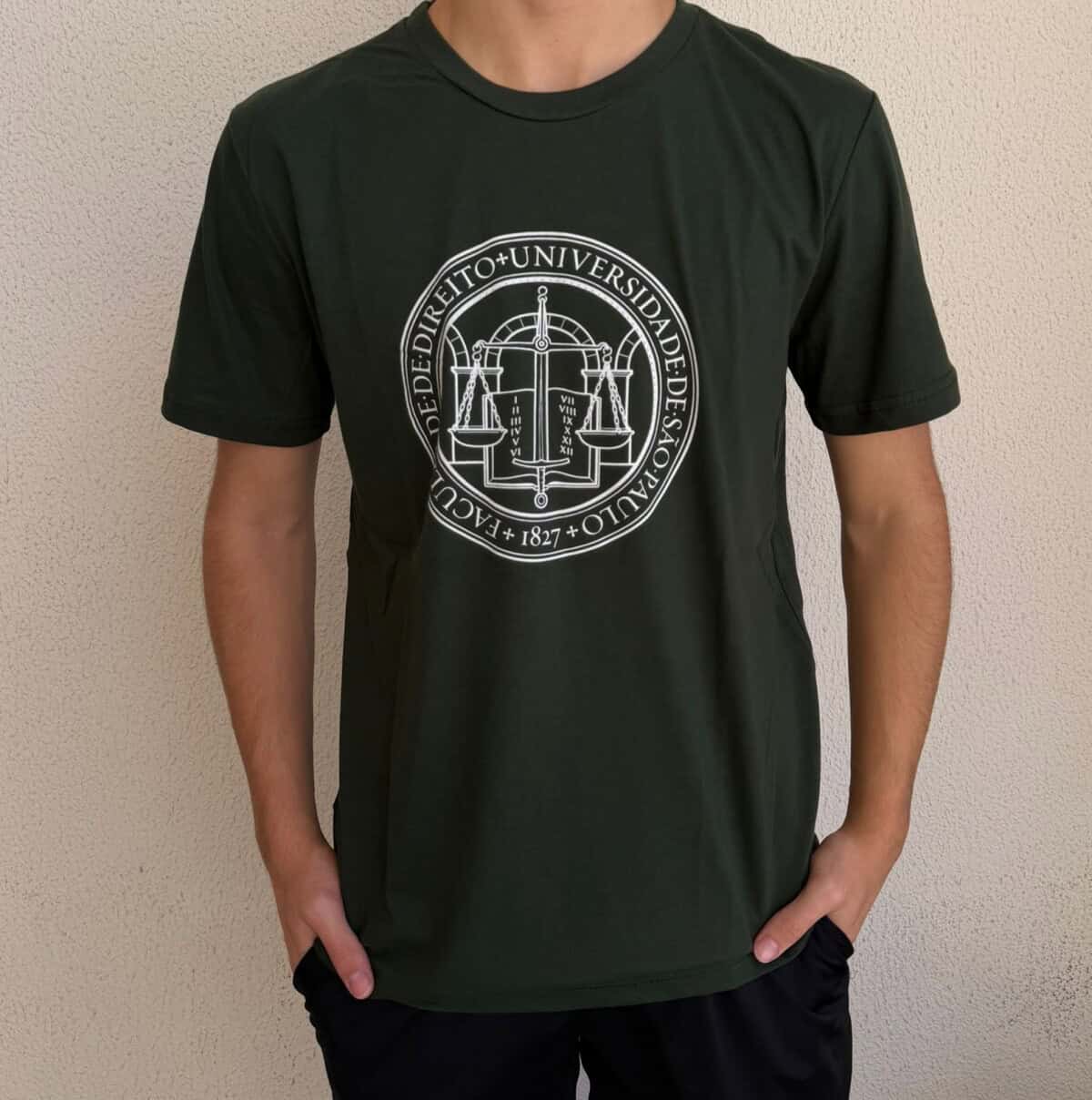 Imagem do produto Camiseta Verde Brasão do Direito