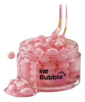 Foto2 - Gel Lubrificante Beijável Bubble Vibes Gel 3 Em 1 Esferas Sensoriais Vibra e Aquece e Gela Intt