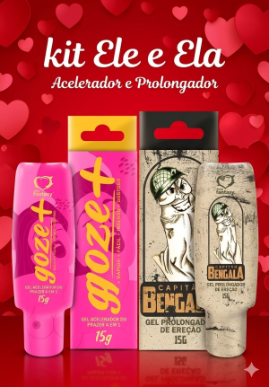 Foto1 - Kit Ele e Ela - Capitão Bengala + Gel Goze +