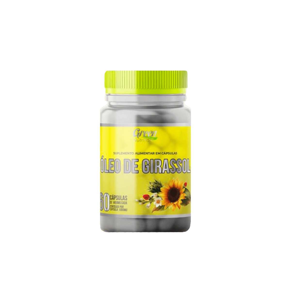 Imagem do produto ÓLEO DE GIRASSOL 1450MG 60CAPS GREEN NUTRITION