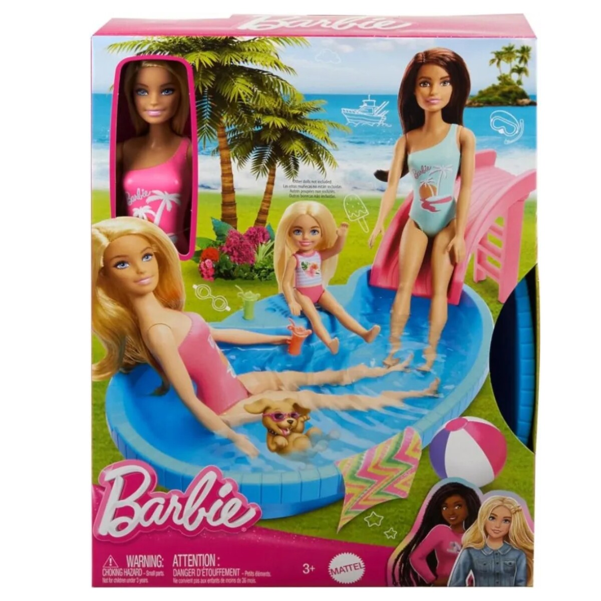 Imagem do produto Boneca Barbie Piscina Mattel HRJ74 +3 Anos