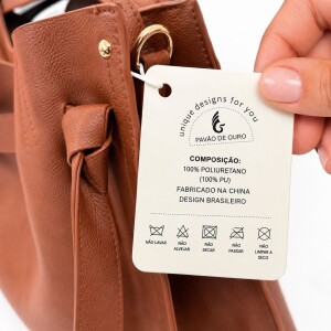 Foto4 - Bolsa Feminina Premium - Pavão de Ouro