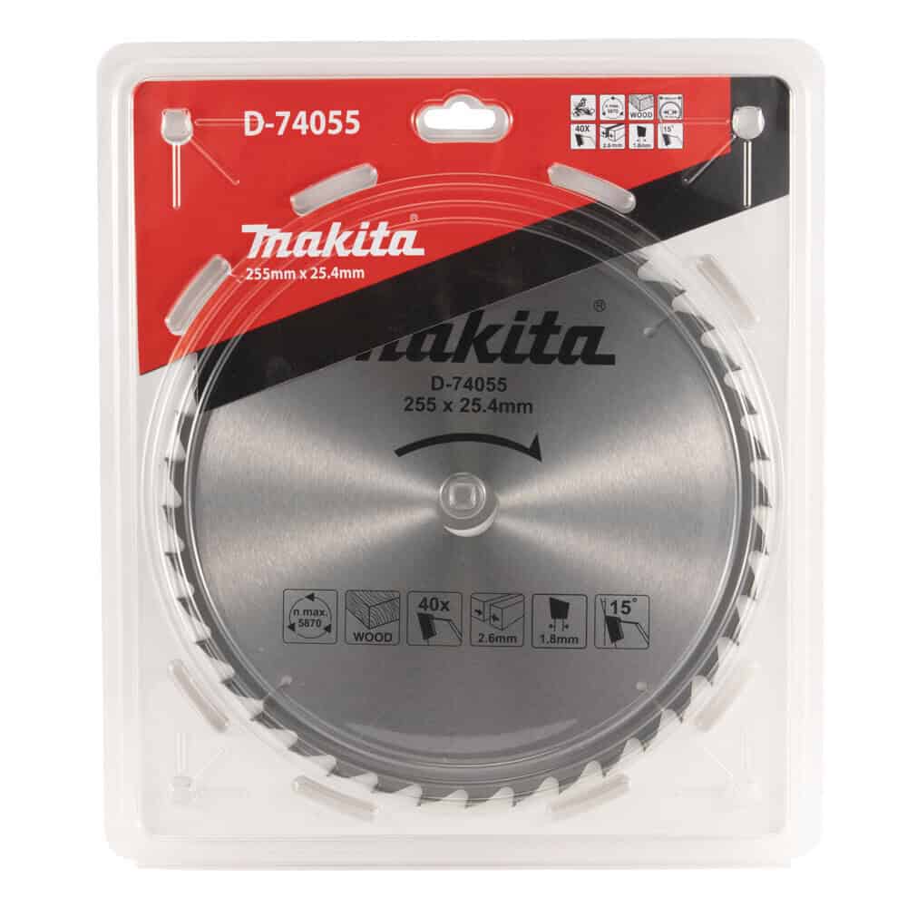 Imagem do produto Lamina De Serra 255mmx25.4mm 40 Dentes Makita D-74055
