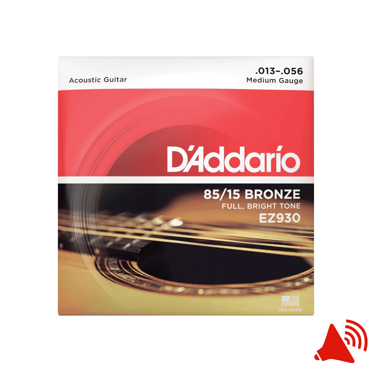 Imagem do produto Encordoamento para Violão Aço D'Addario EZ930-B Bronze 85/15 .013-.056