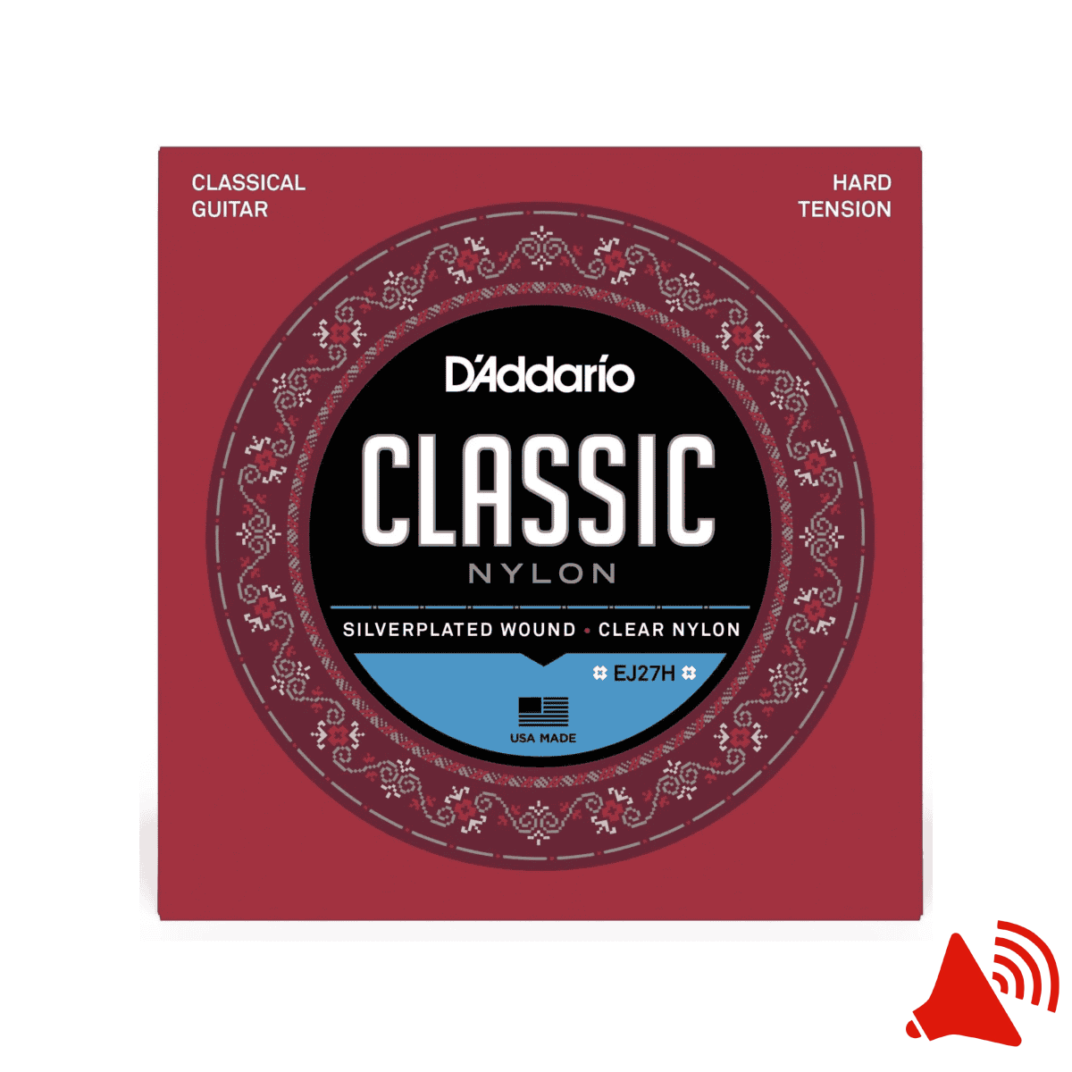 Imagem do produto Encordoamento para Violão Nylon D'Addario EJ27H Tensão Alta