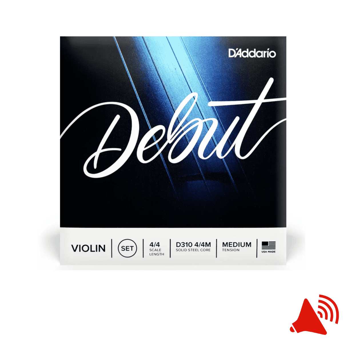 Imagem do produto Encordoamento para Violino D'Addario Debut D310 4/4M Tensão Média