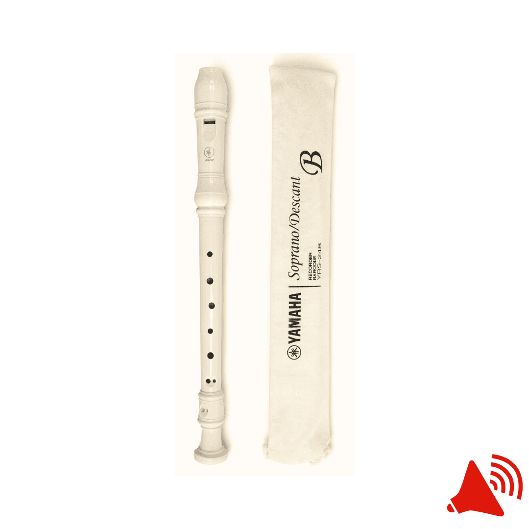 Imagem do produto Flauta Doce Soprano em Dó (C) Barroca Yamaha YRS-24B