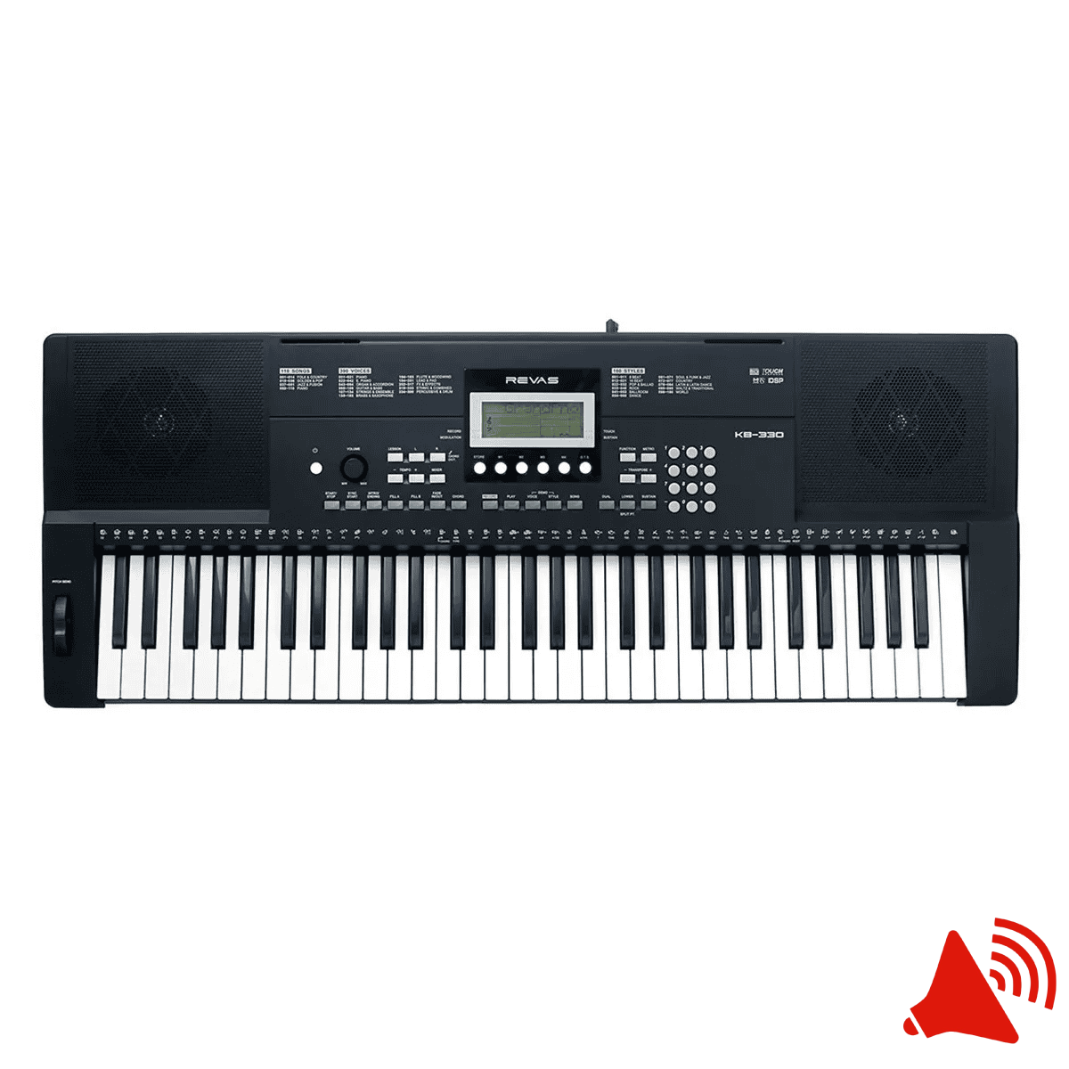 Imagem do produto Teclado Arranjador 61 Teclas Sensitivas Revas KB330 by Roland