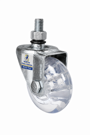 Foto1 - Rodízio com Roda de Gel GL210GEL / GL310GEL / GL410GEL - Alta Performance e Conforto na Movimentação - Giratório com Freio, sem Freio e Fixo