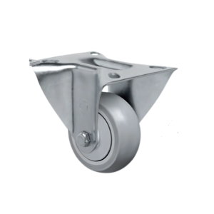 Foto1 - Rodízio Giratório e Fixo Industrial L12 com Roda Borracha Soft (SP) - GL312SP / GL412SP / GL512SP / GL612SP - Giratório com Freio, sem Freio e Fixo